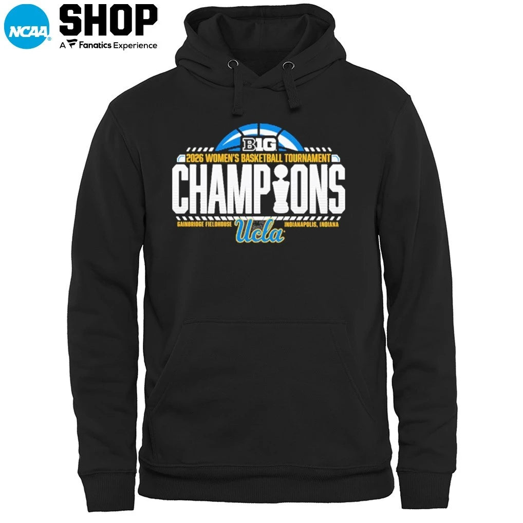 UCLA Bruins 2026 Big Ten Women’s Basketball Tournament Champions T-Shirt