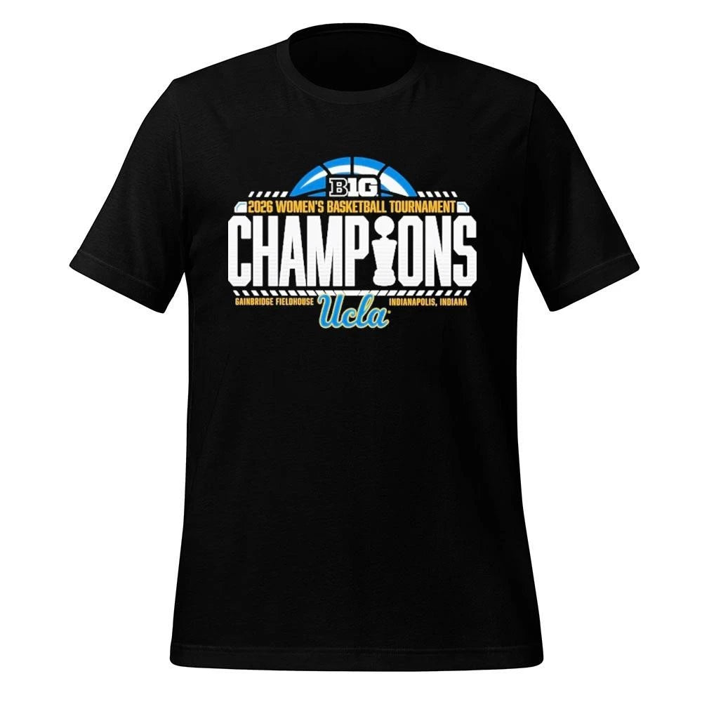 UCLA Bruins 2026 Big Ten Women’s Basketball Tournament Champions Shirt