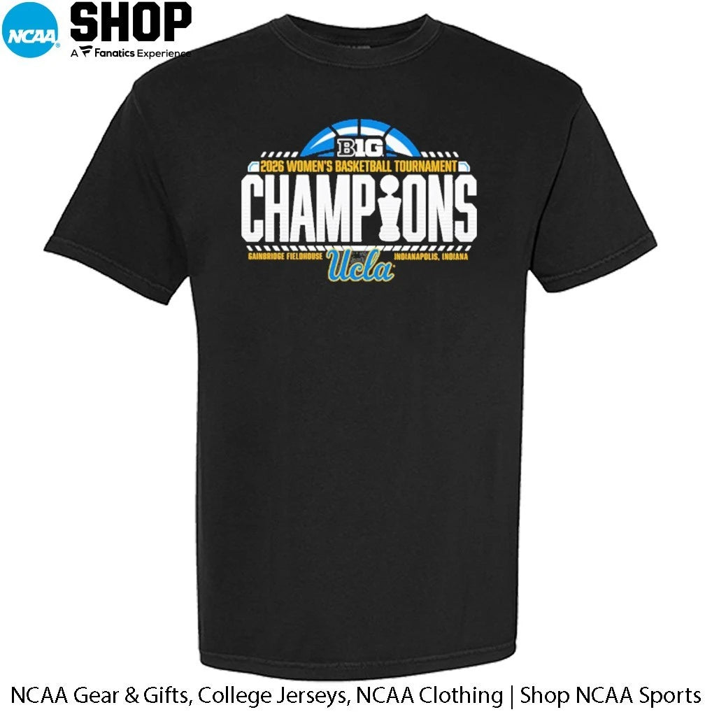 UCLA Bruins 2026 Big Ten Women’s Basketball Tournament Champions T-Shirt