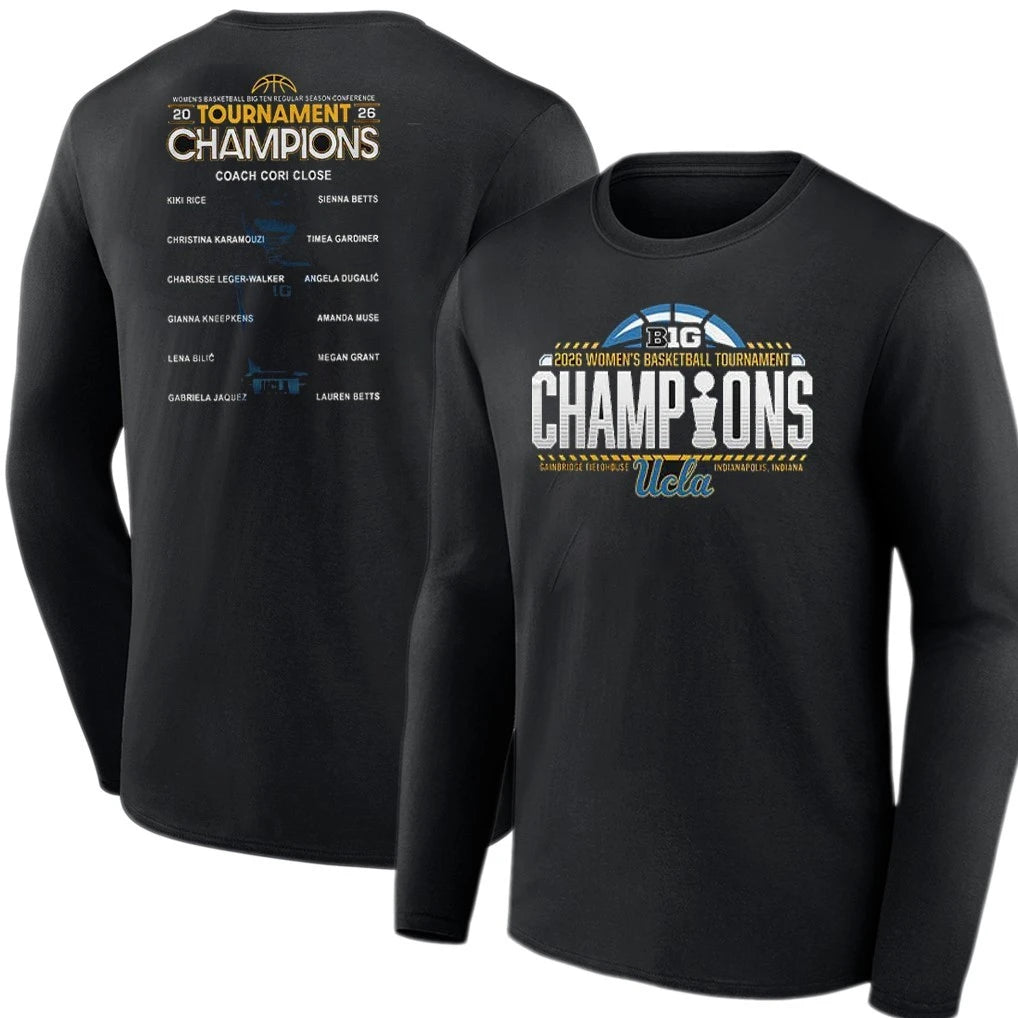 UCLA Women’s Basketball 2026 Big Ten Regular Season Conference Championship T-Shirt