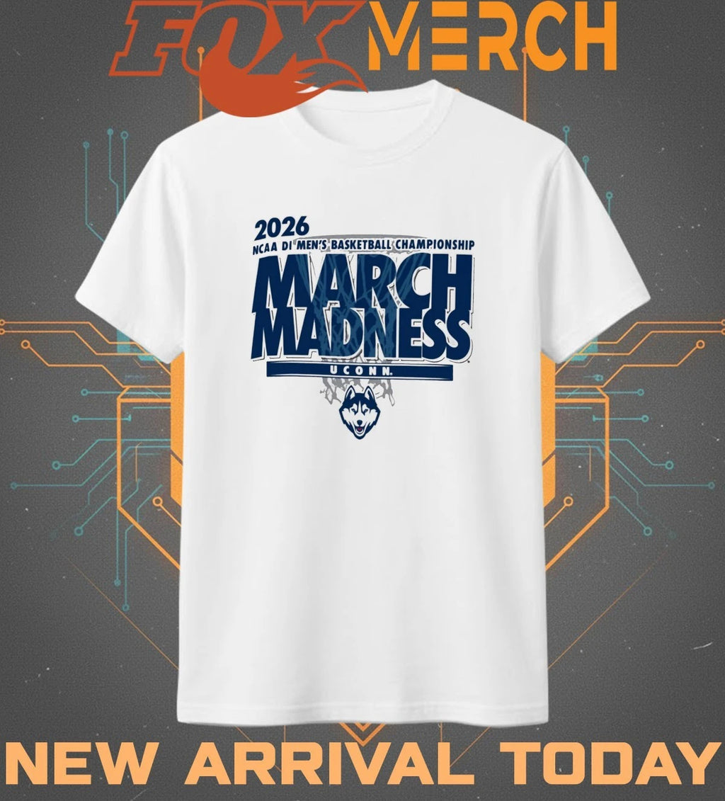 Uconn Huskies 2026 NCAA DI Men’s Basketball Championship March Madness shirt
