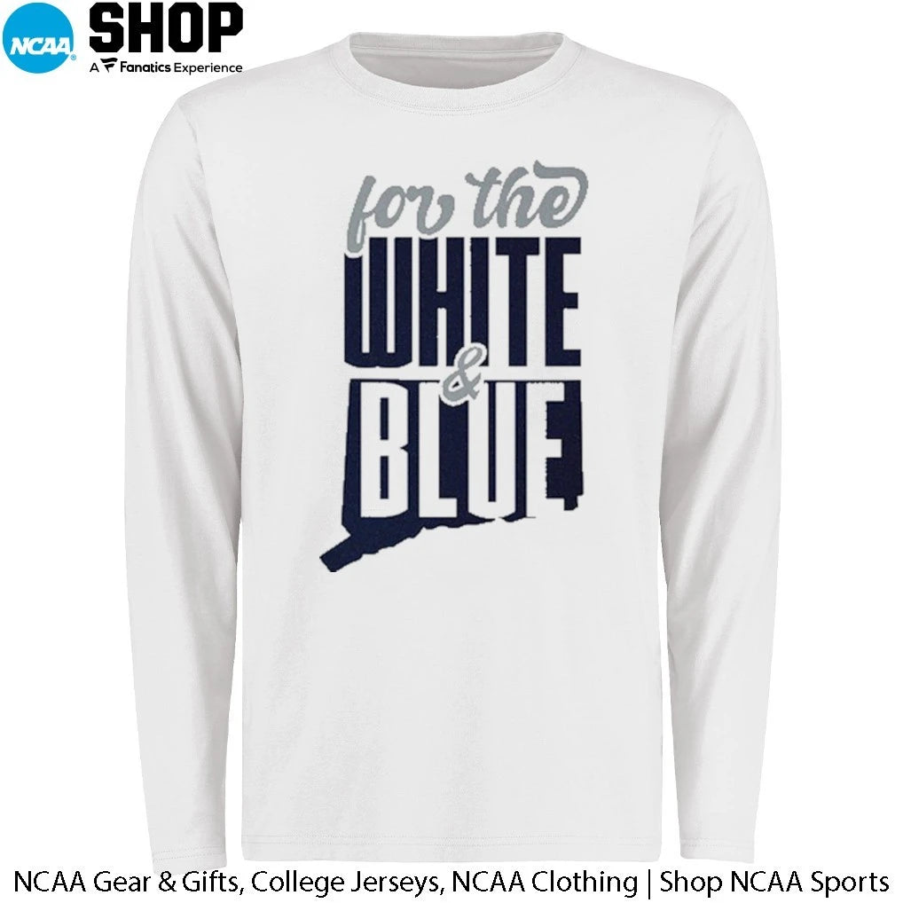 UConn Huskies For The White and Blue T-Shirt