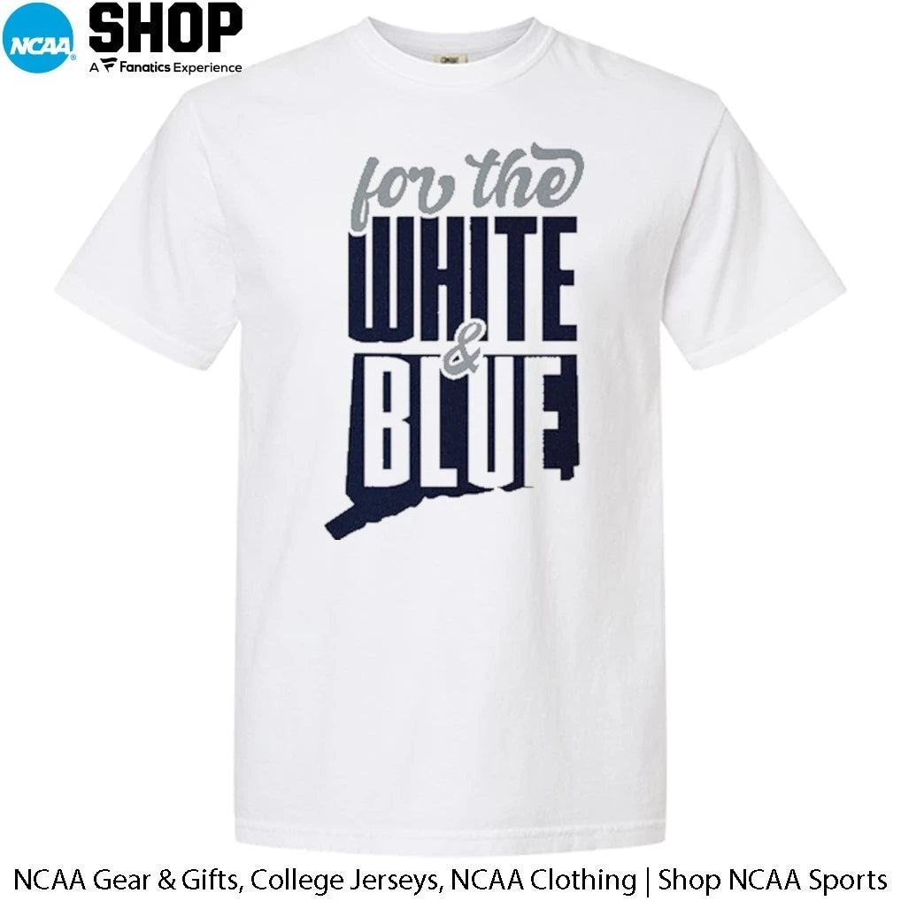 UConn Huskies For The White and Blue T-Shirt