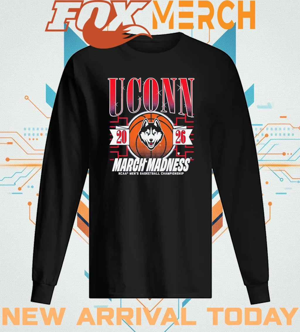 UConn Huskies Men’s Basketball 2026 March Madness t-shirt