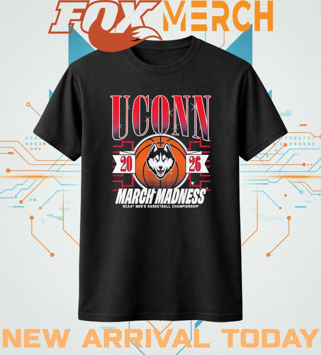 UConn Huskies Men’s Basketball 2026 March Madness t-shirt