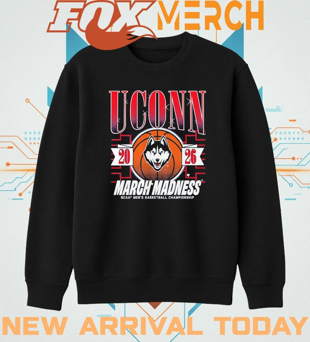 UConn Huskies Men’s Basketball 2026 March Madness t-shirt
