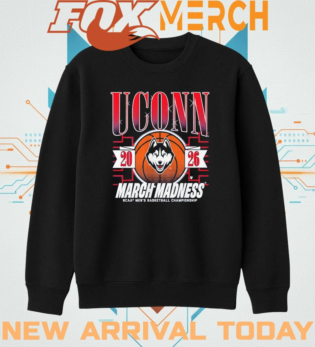 UConn Huskies Men’s Basketball 2026 March Madness t-shirt