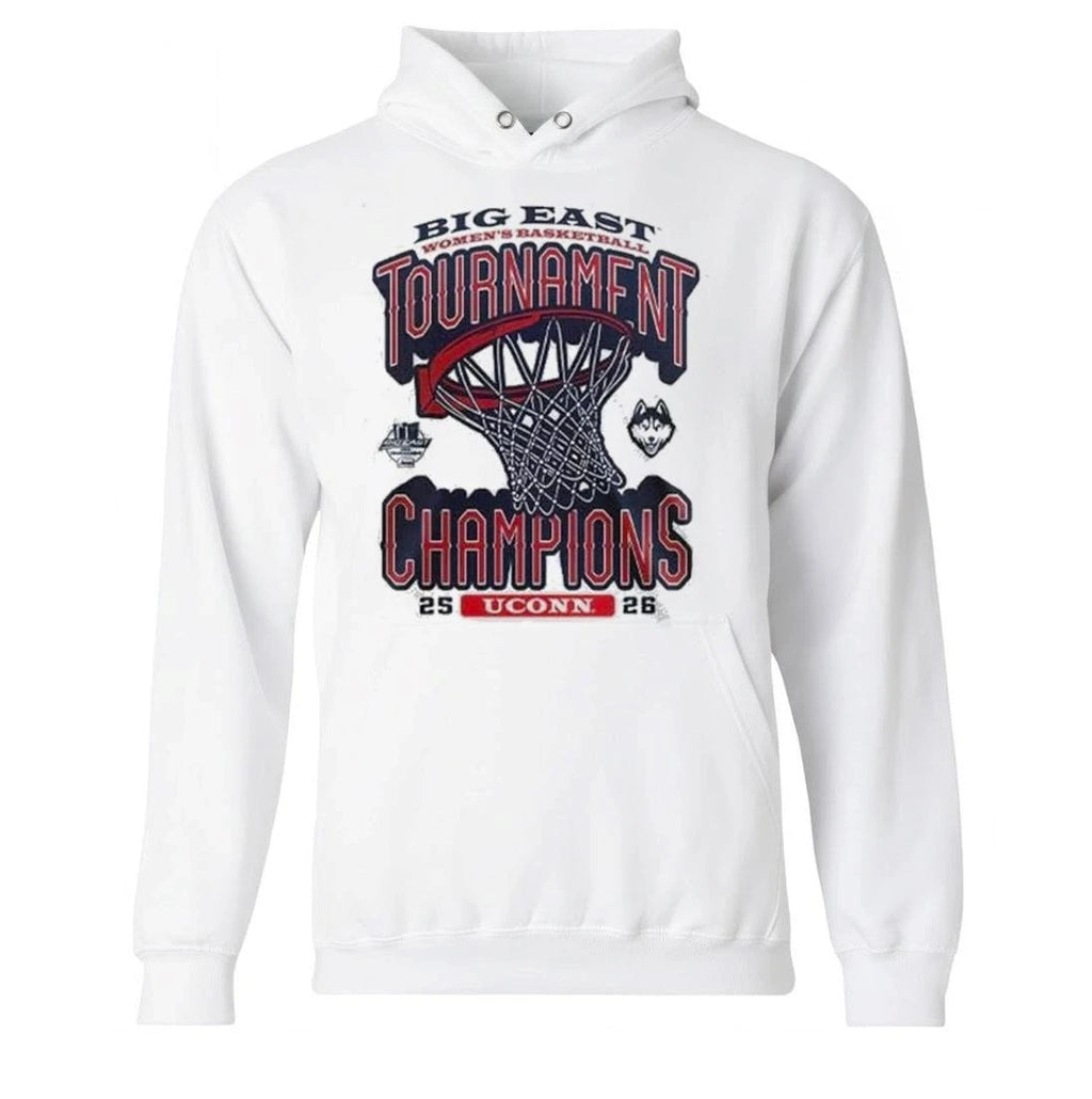UConn Huskies Women’s Basketball 2026 BIG EAST Tournament Champions 2 Sides Shirt