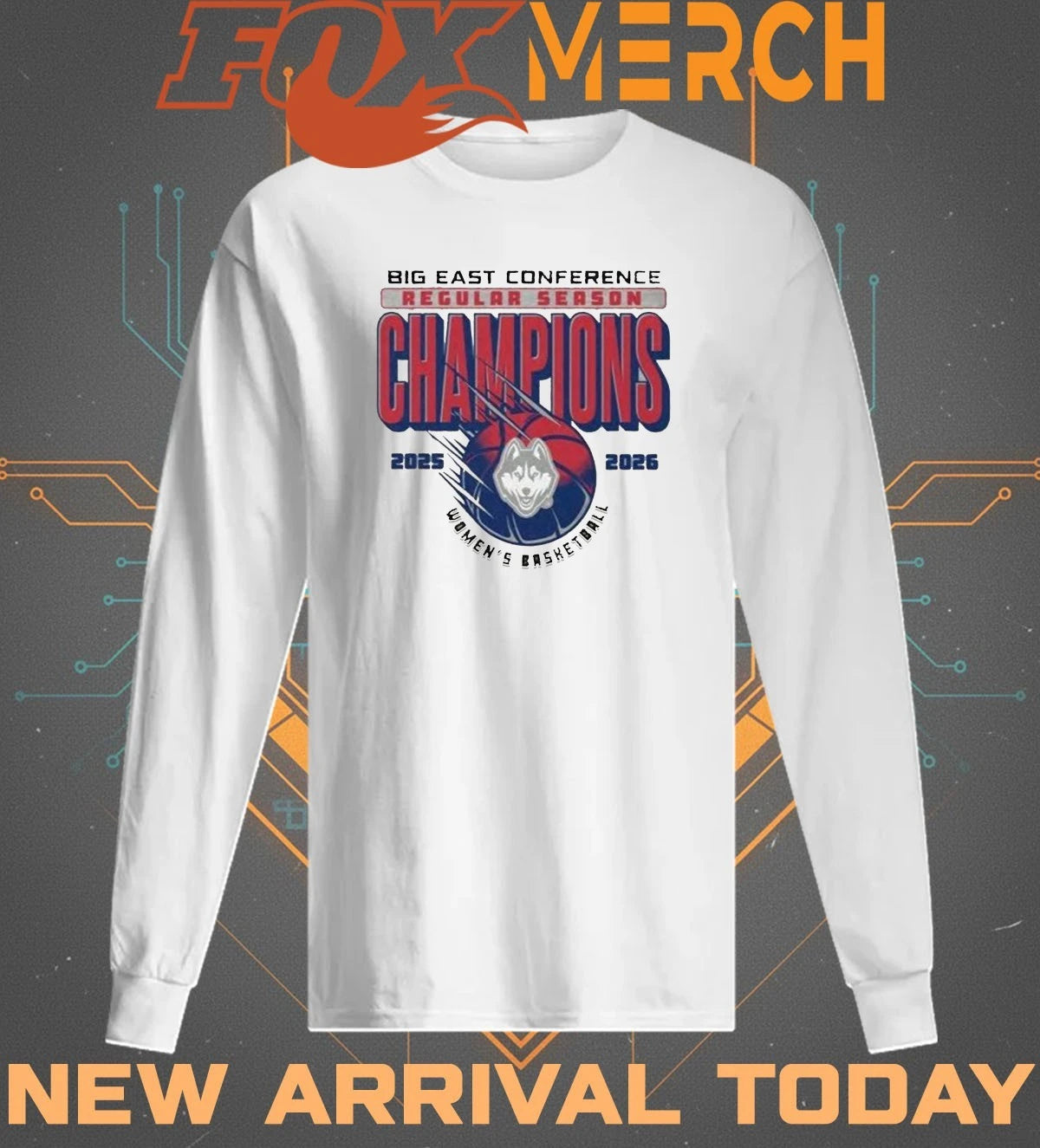 UConn Huskies Women’s Basketball Big East Regular Season Champions t-shirt