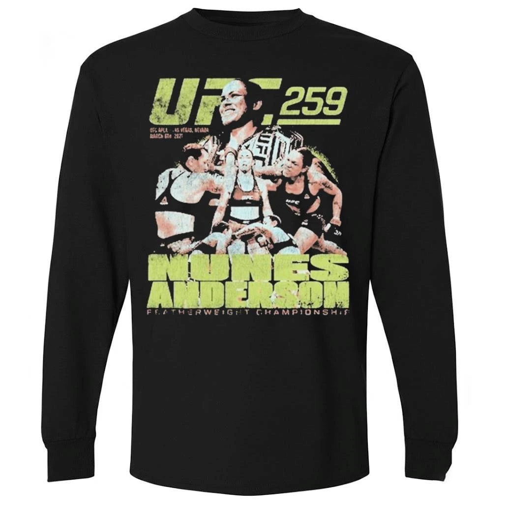 Ufc 259 Nunes Vs Anderson Featherweight Championship Shirt