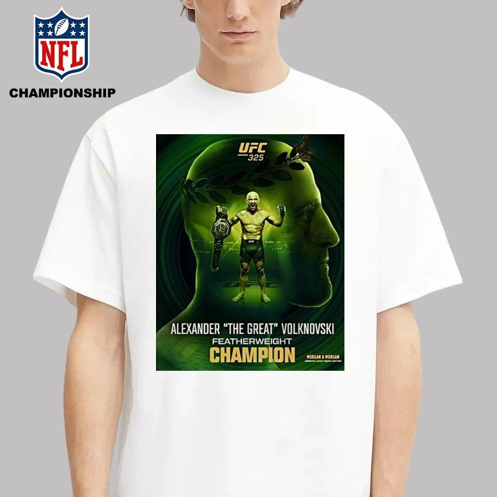 Ufc 325 Alexander The Great Volkanovski Defeats Diego Lopes Featherweight Champion Shirt