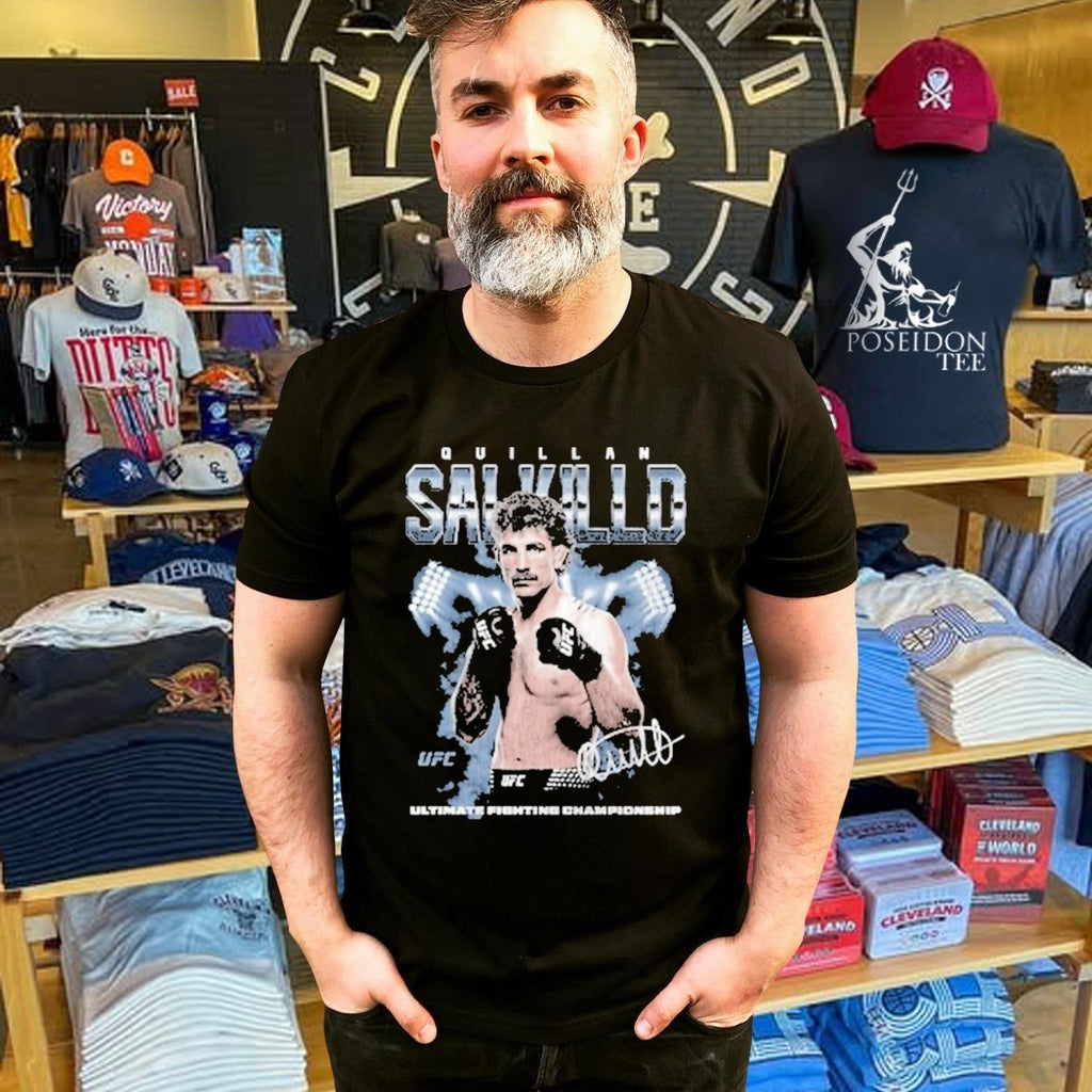 Ufc Black Quillan Salkilld Fighter Ultimate Fighting Championship T-shirt