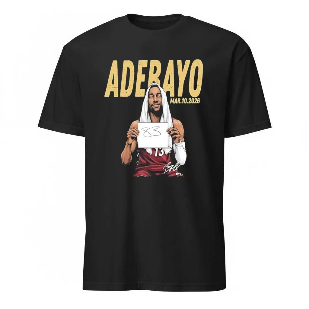 Ultimate Bam Adebayo Career High 83 Miami Basketball Shirt