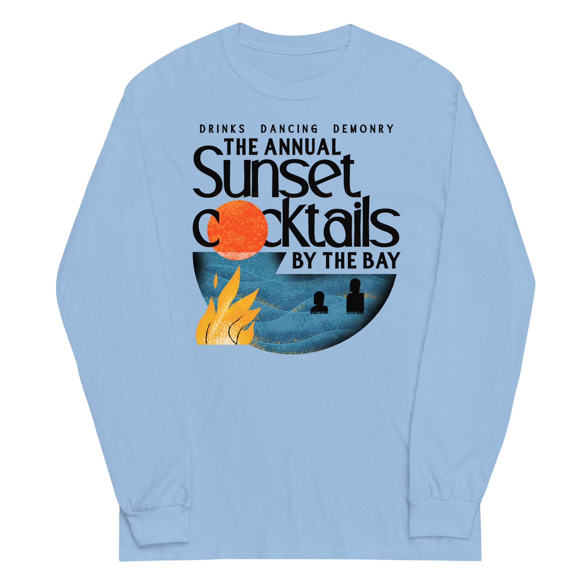 The Annual Sunset Cocktails By The Bay Unisex Long Sleeve Tee