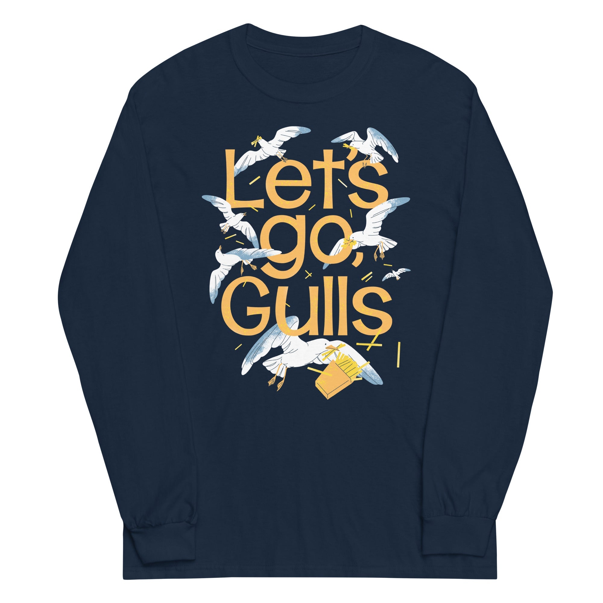 Let's Go, Gulls Unisex Long Sleeve Tee