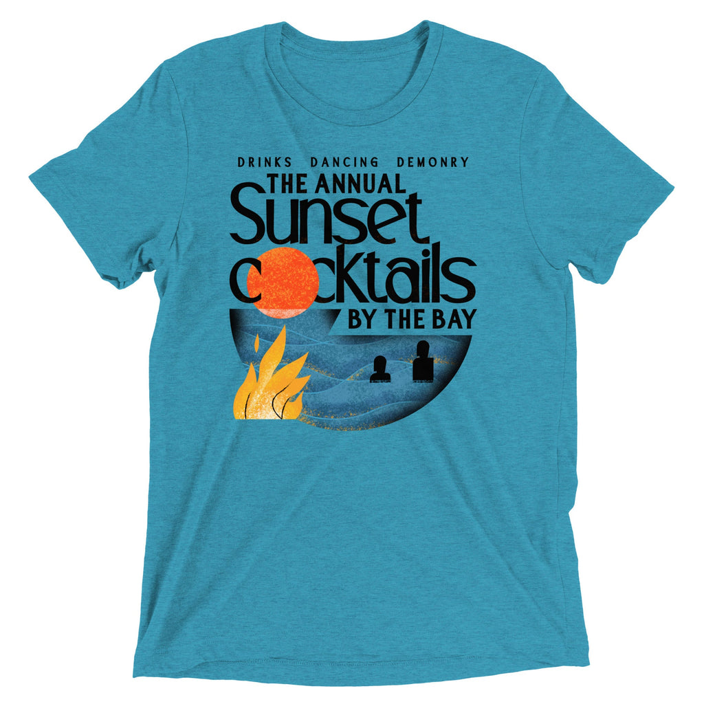 The Annual Sunset Cocktails By The Bay Men's Tri-Blend Tee