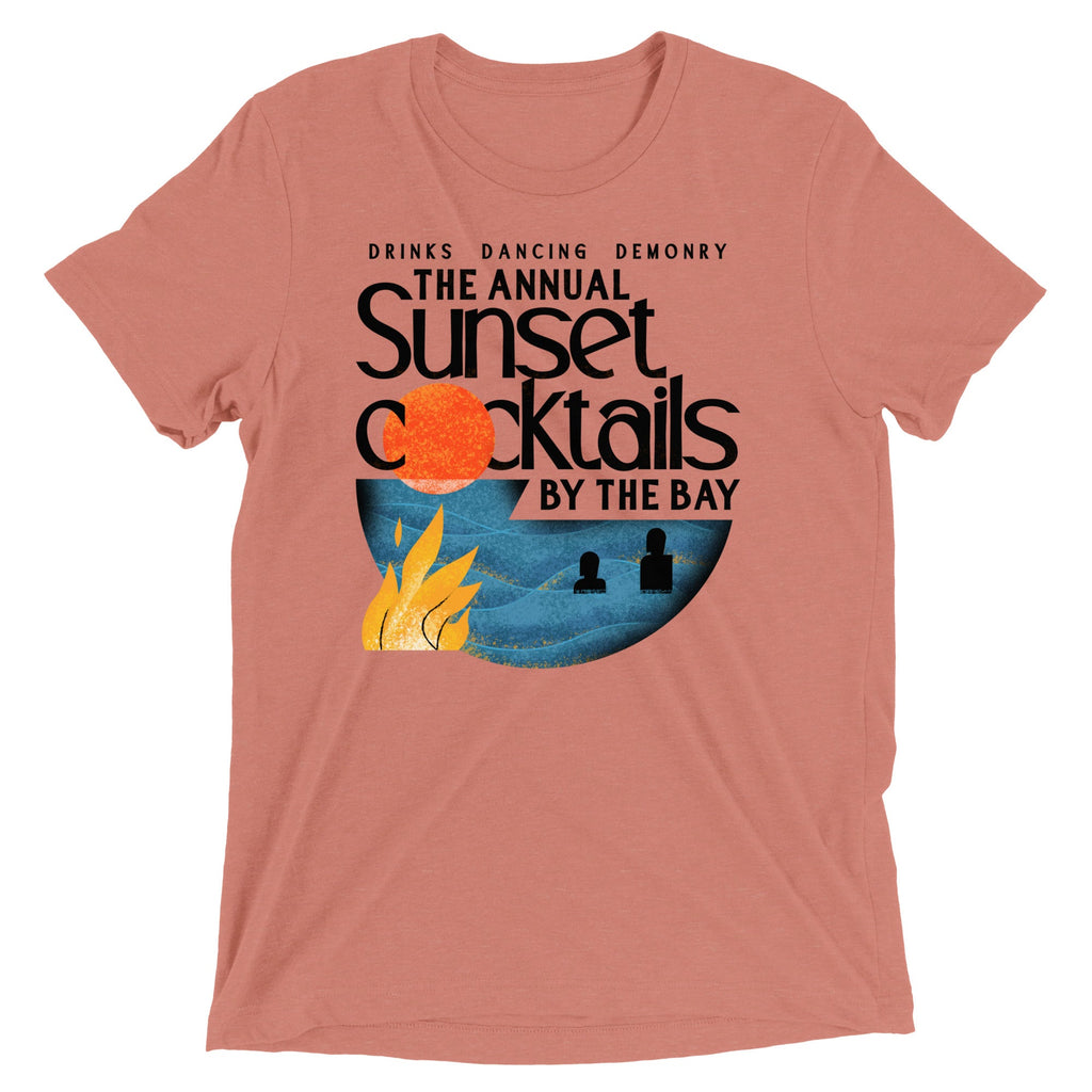 The Annual Sunset Cocktails By The Bay Men's Tri-Blend Tee