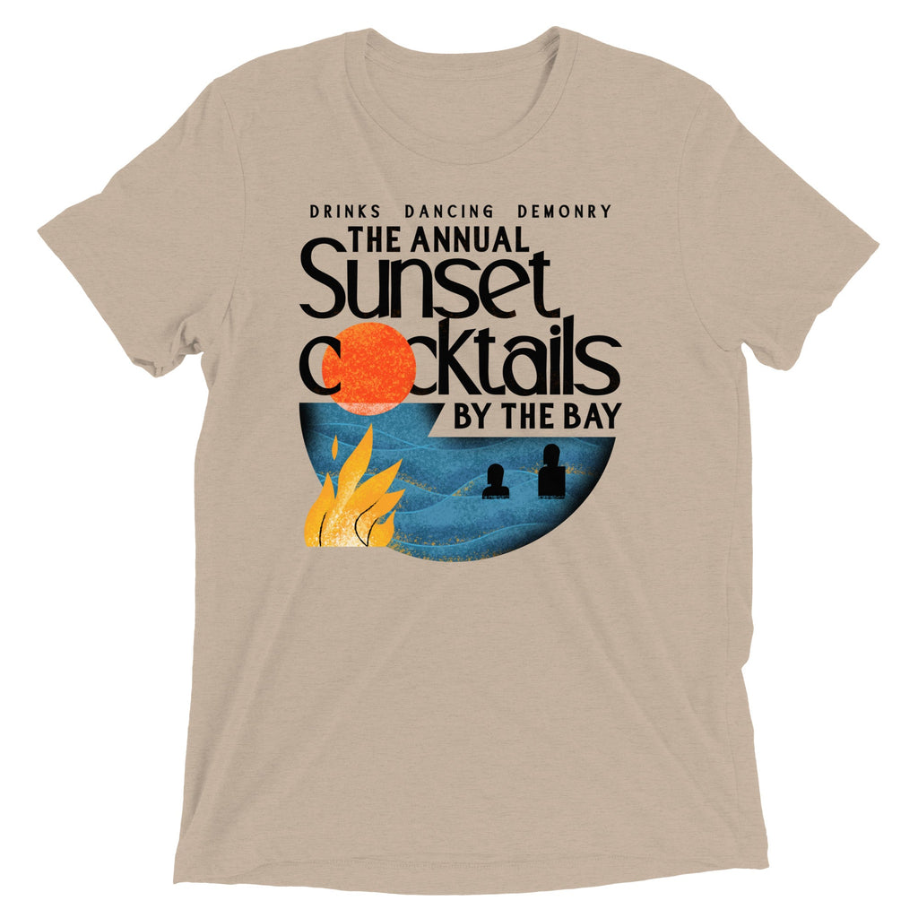 The Annual Sunset Cocktails By The Bay Men's Tri-Blend Tee