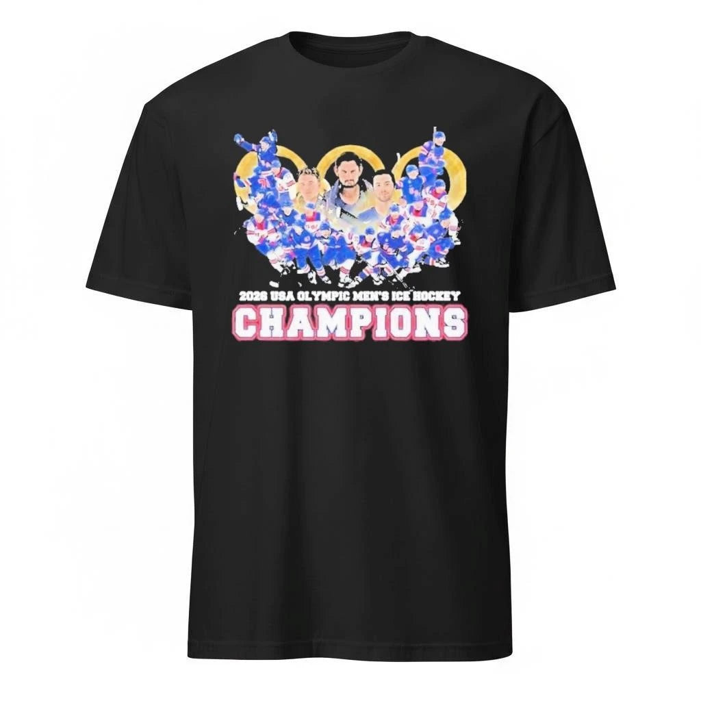 United States Men’s National Ice Hockey Team 2026 Champions Shirt