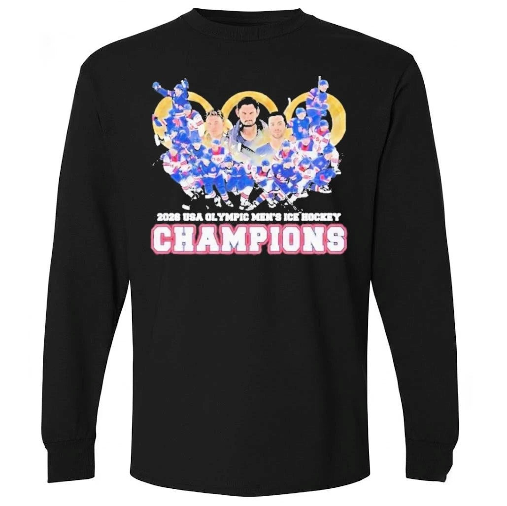 United States Men’s National Ice Hockey Team 2026 Champions Shirt