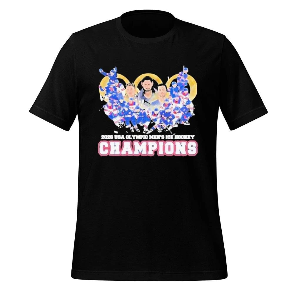 United States Men’s National Ice Hockey Team 2026 Champions Shirt