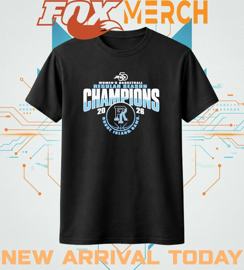University of Rhode Island Women’s Basketball A10 Regular Season Champions t-shirt