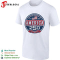 USA of America 1776 2026 250th Independence Day Official T-shirt