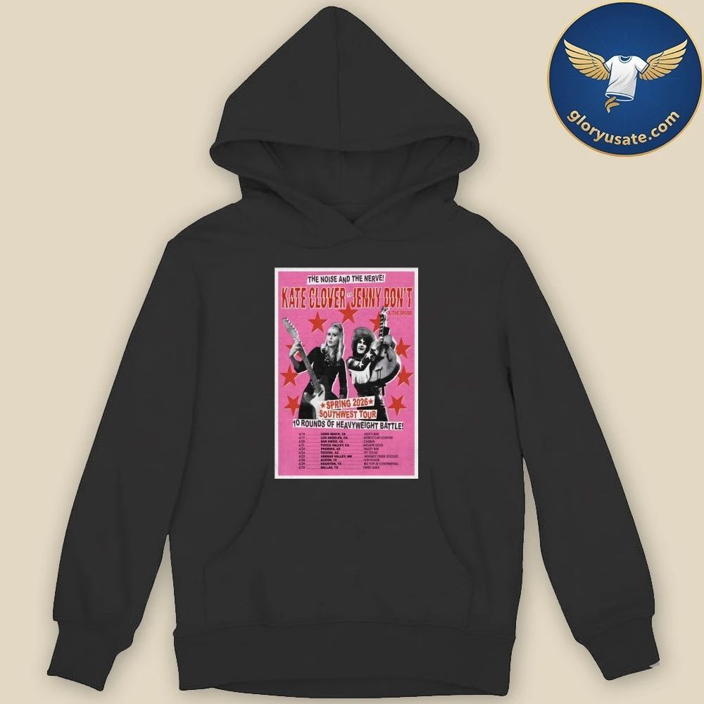 Kate Clover VS Jenny Don’t Spring 2026 Tour Poster Shirt