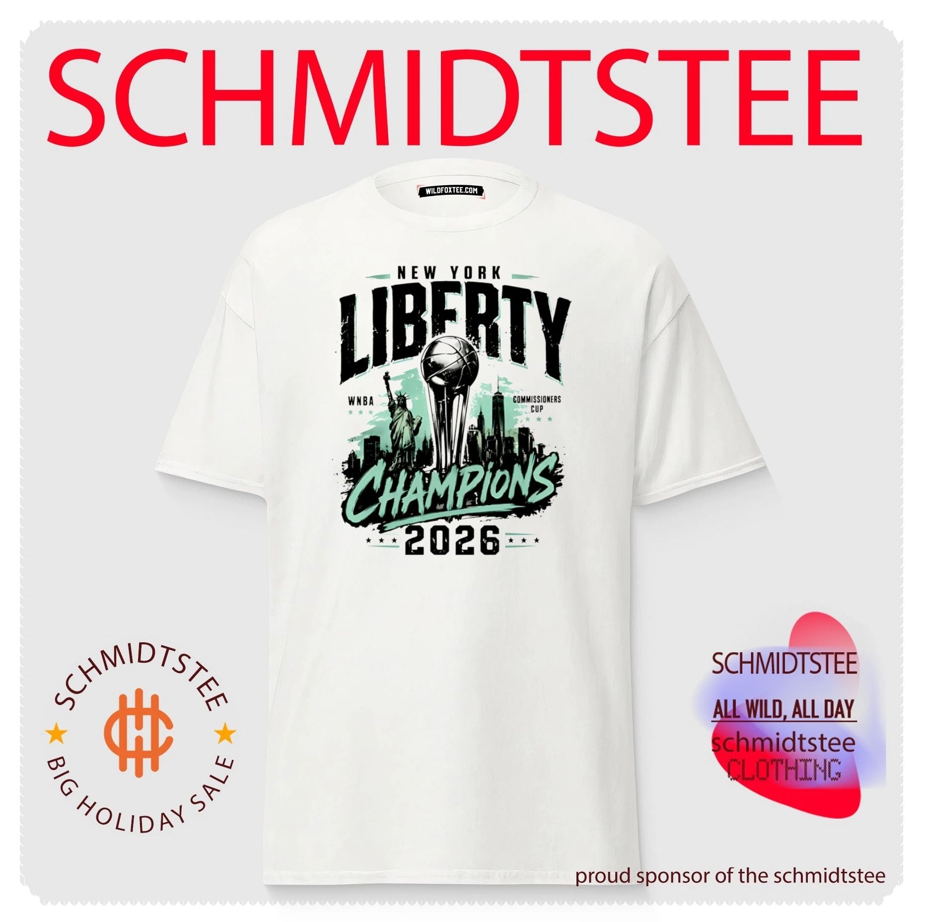 New York Liberty 2026 WNBA Commissioners Cup Champions shirt