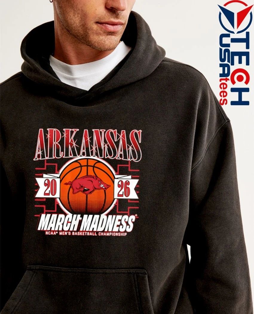 Arkansas Razorbacks March Madness 2026 NCAA Men’s Basketball Championship shirt