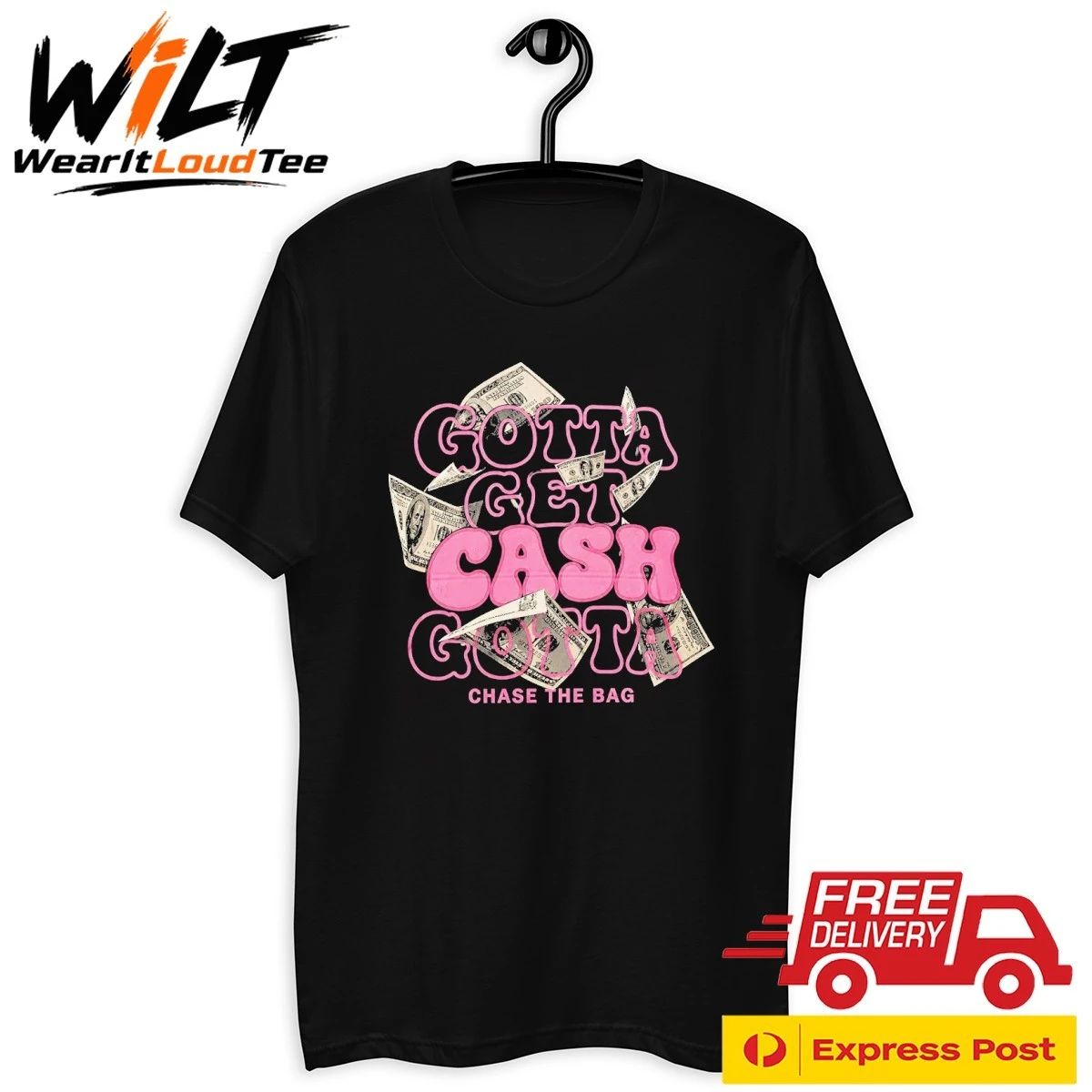 Sadstonie Gotta Get Cash Gotta Chase The Bag Shirt