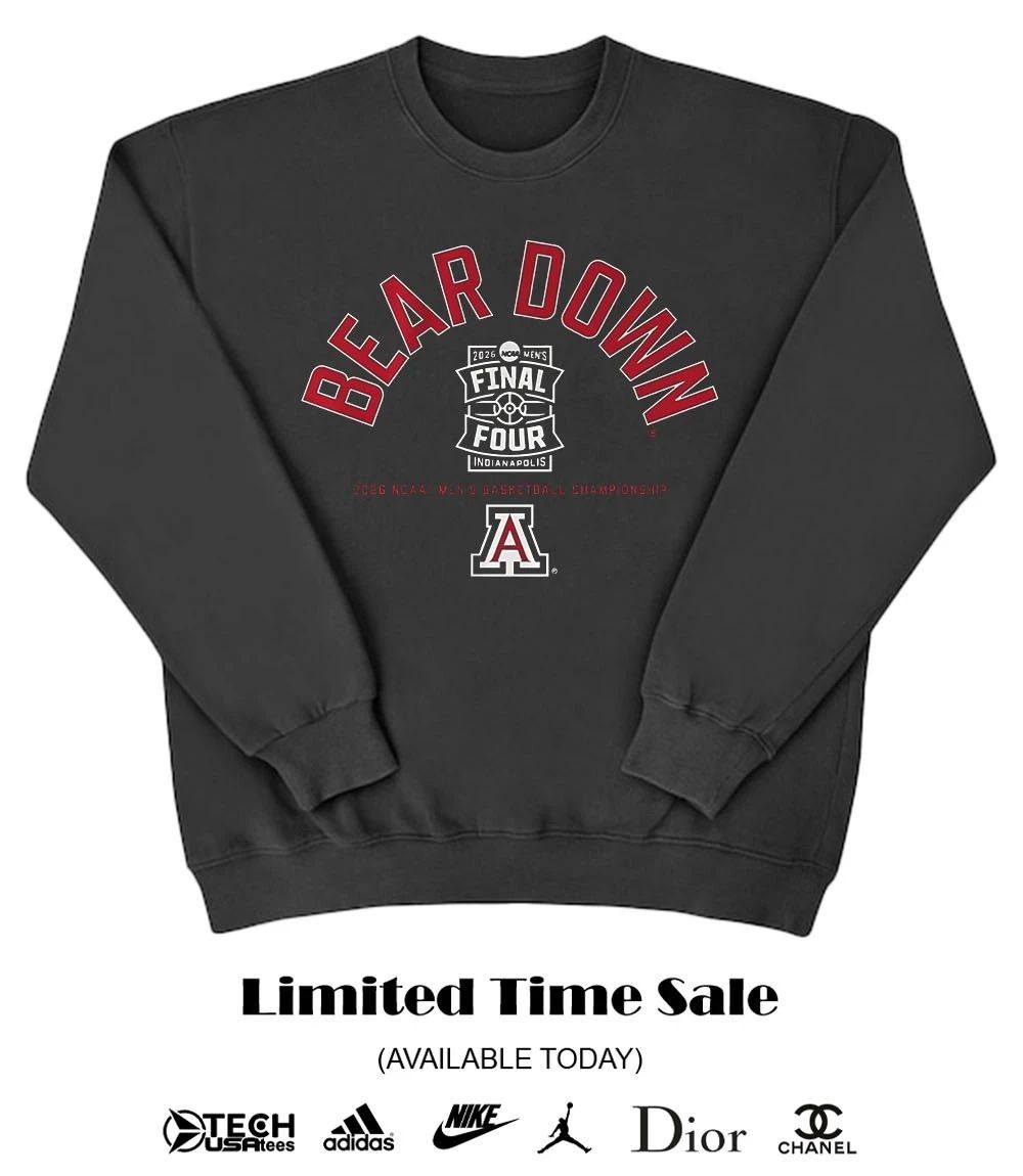 Arizona Wildcats Basketball Bear Down 2026 NCAA Final Four shirt