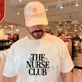 The Nurse Club Proud to Care Pride Rainbow shirt