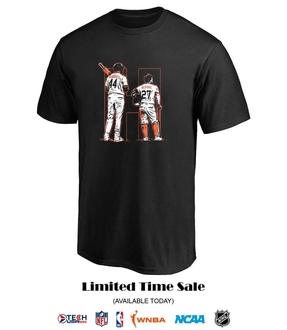 Two Pals Yordan Alvarez and Jose Altuve Houston Astros shirt