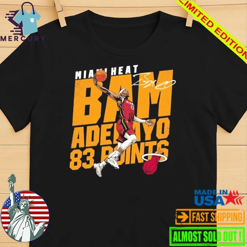 Miami Heat Bam Adebayo 83 Points Shirt