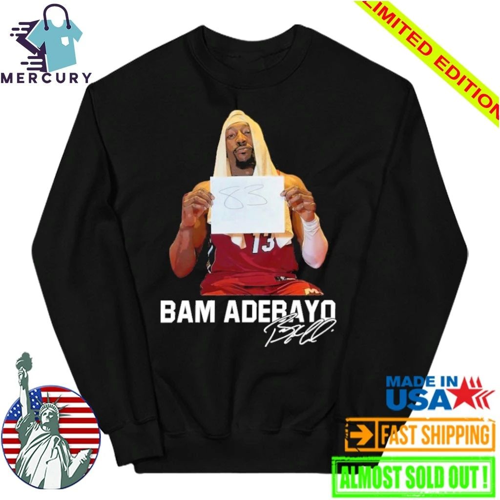 Miami Heat Bam Adebayo Scores 83 Points Signature Shirt