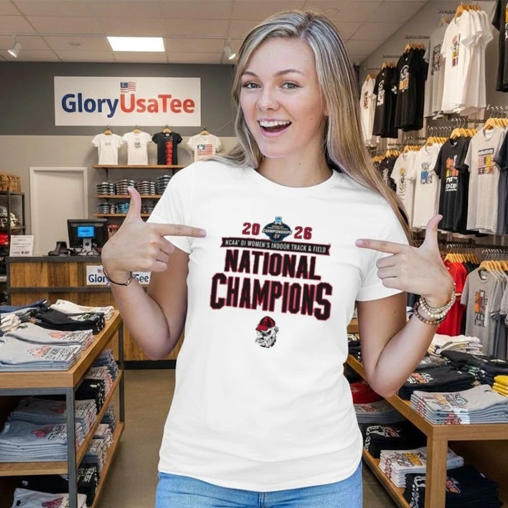 Georgia Bulldogs 2026 NCAA Women’s Indoor Track & Field National Champions T-Shirt