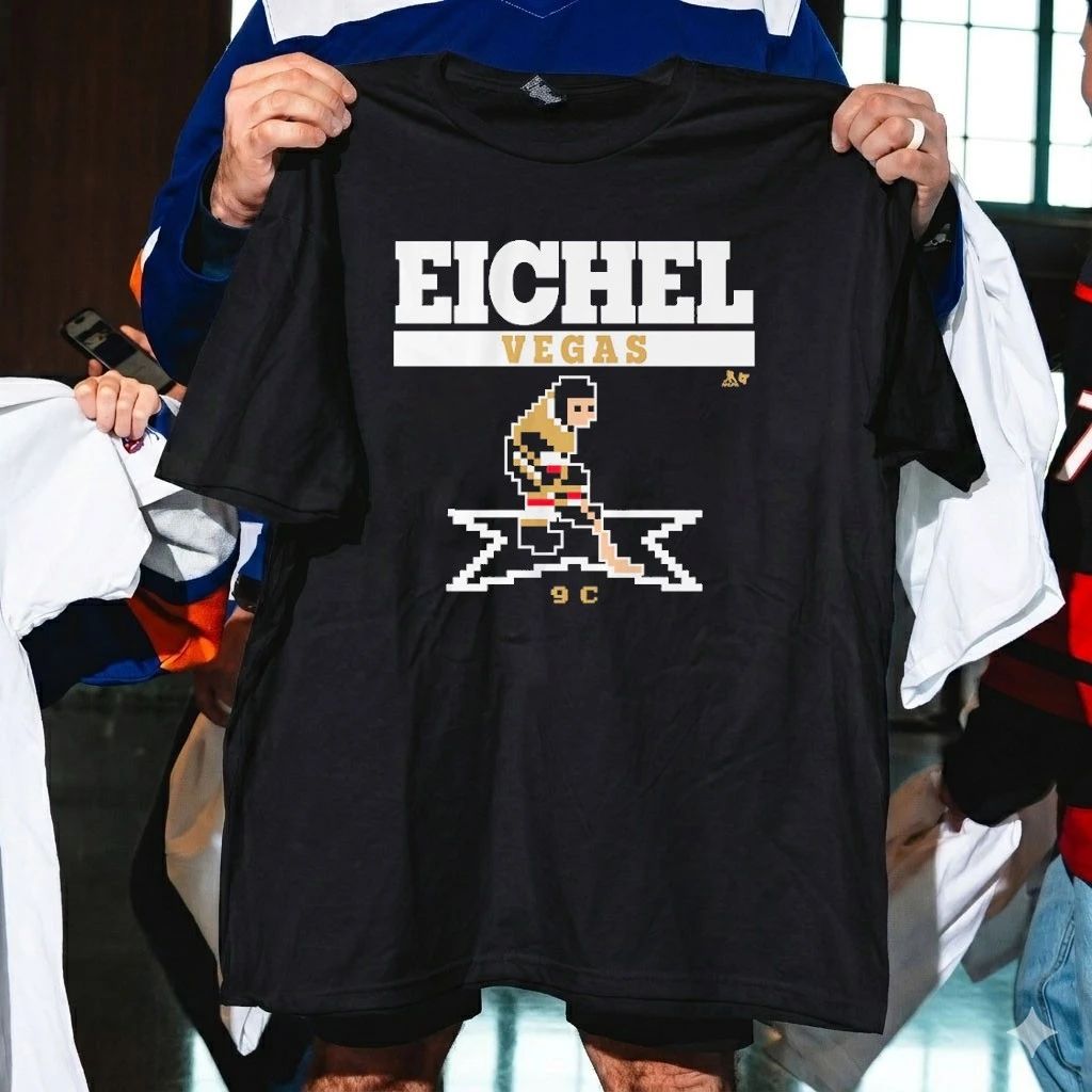 Jack Eichel Vegas Golden Knights Retro Hockey Shirt