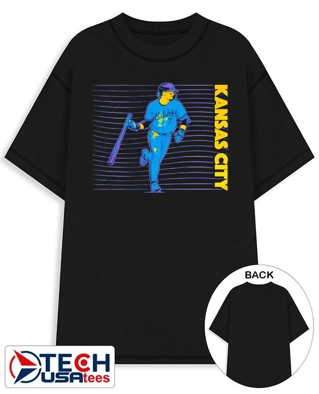 Bobby Witt Jr Kansas City Royals neon nights shirt