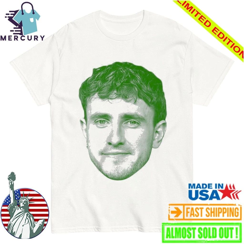 Paul Mescal Irish Baby Tee St Patrick’s Day Lucky 4 Leaf Clover Shirt