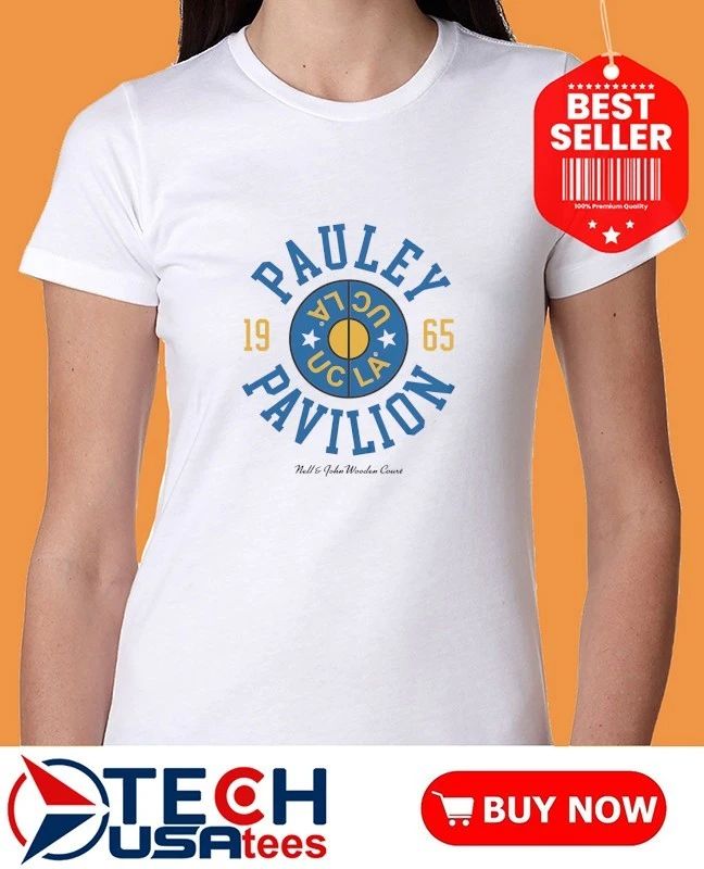 UCLA Nell and John Wooden Court Pauley Pavilion shirt