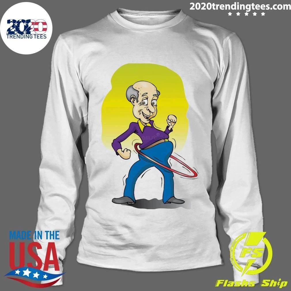 Elderly Man Showing That He Still Has It Hoopster Shirt