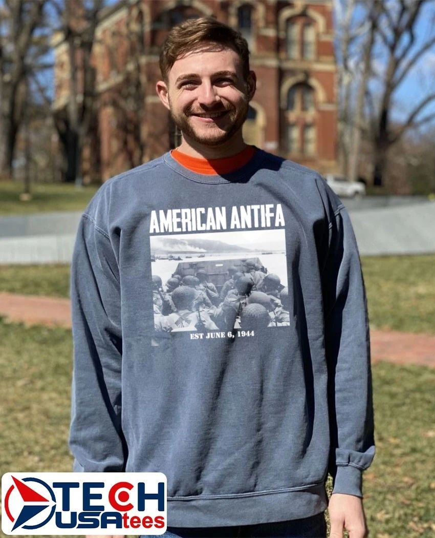 American Antifa est June 6th 1944 shirt by punkwithacamera