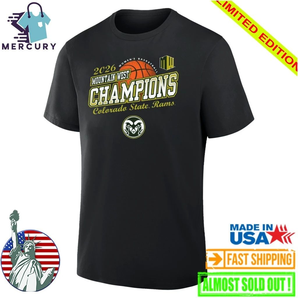 Colorado State Rams Women’s Basketball 2026 Mountain West Tournament Champions Shirt