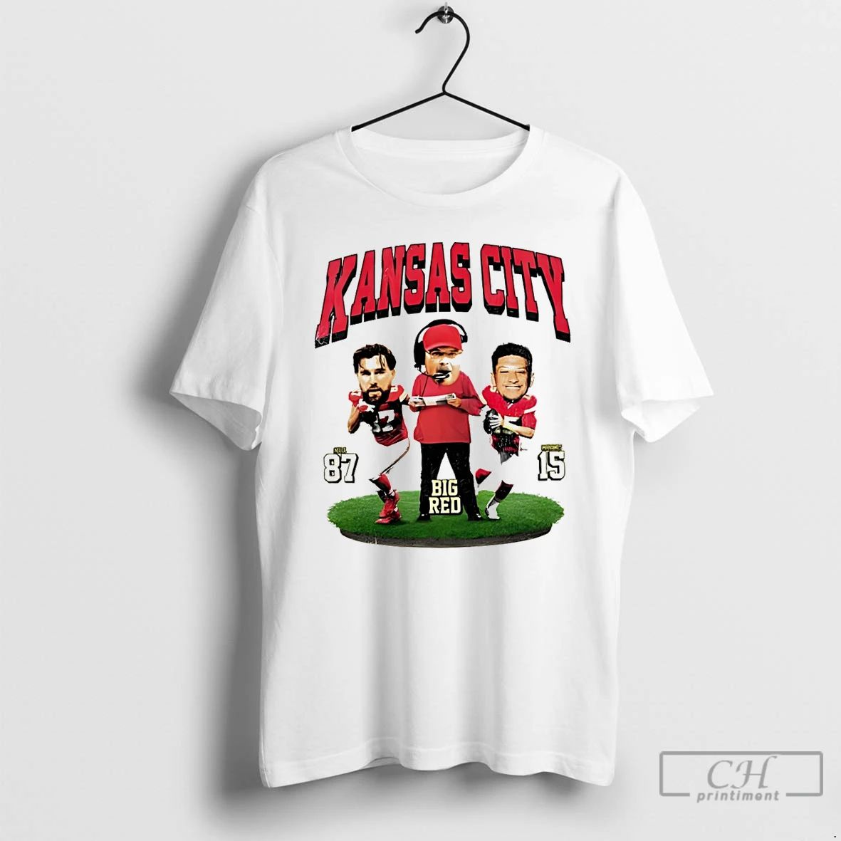 Premium Andy Reid Travis Kelce Patrick Mahomes Kansas City Chiefs Big Red Football T Shirts