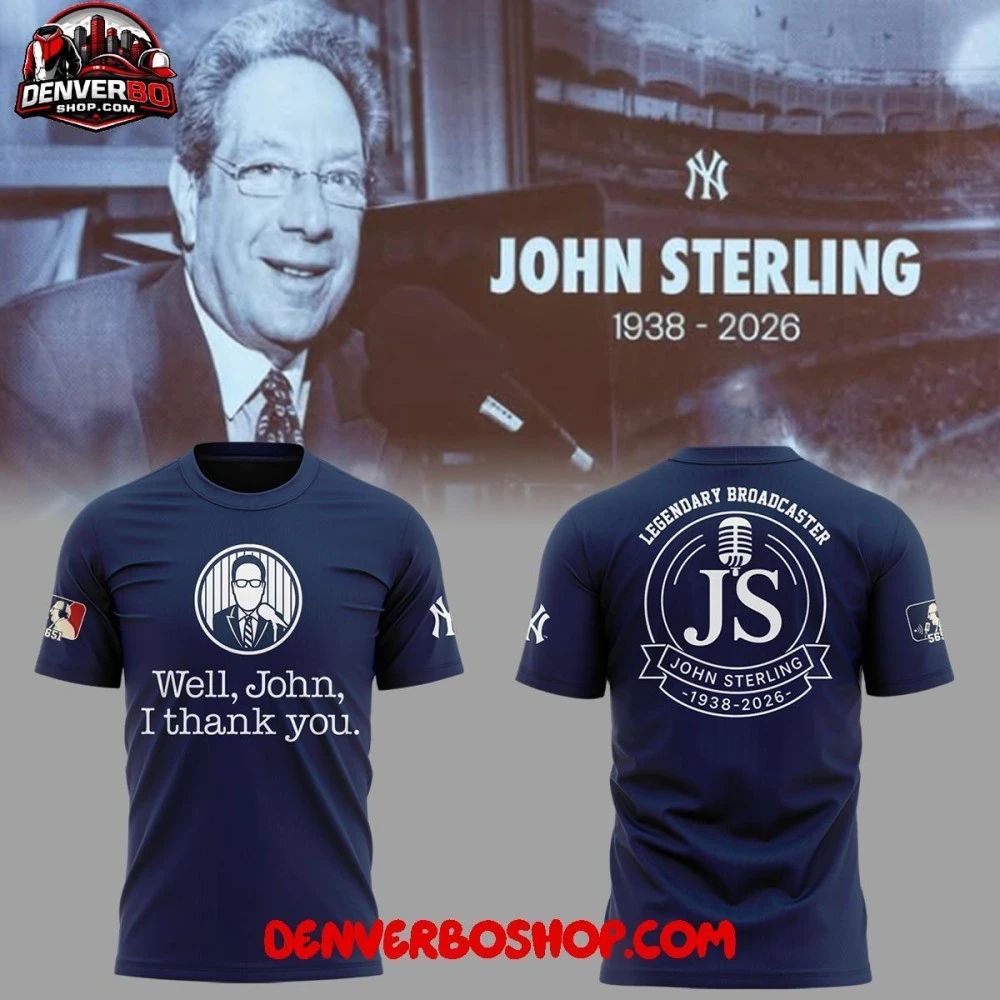 New York Yankees Remember John Sterling Legendary Broadcaster Shirt