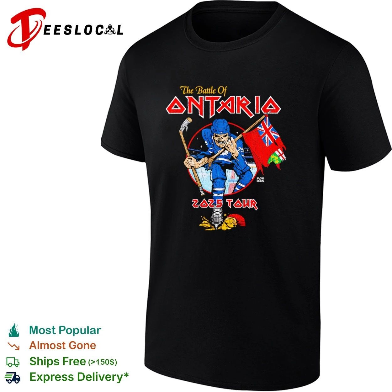 The Battle of Ontario 2025 Tour Toronto Maple Leafs T-shirt