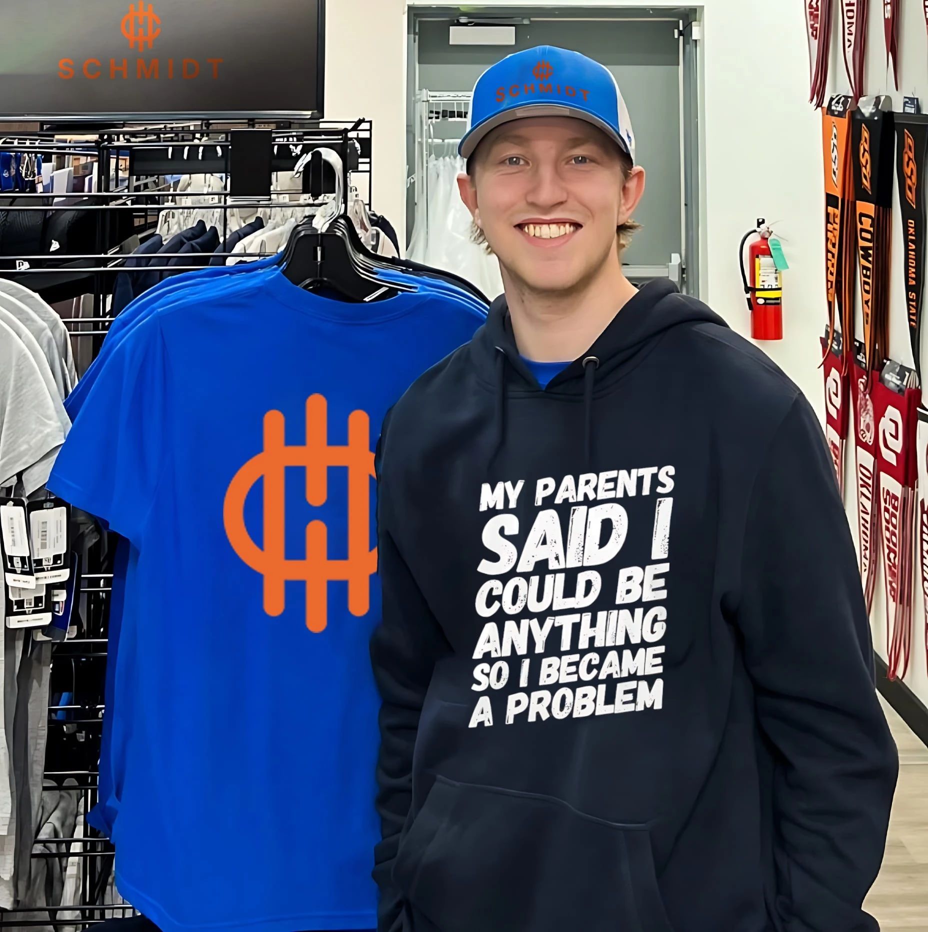 My parents said I could be anything so I became a problem shirt