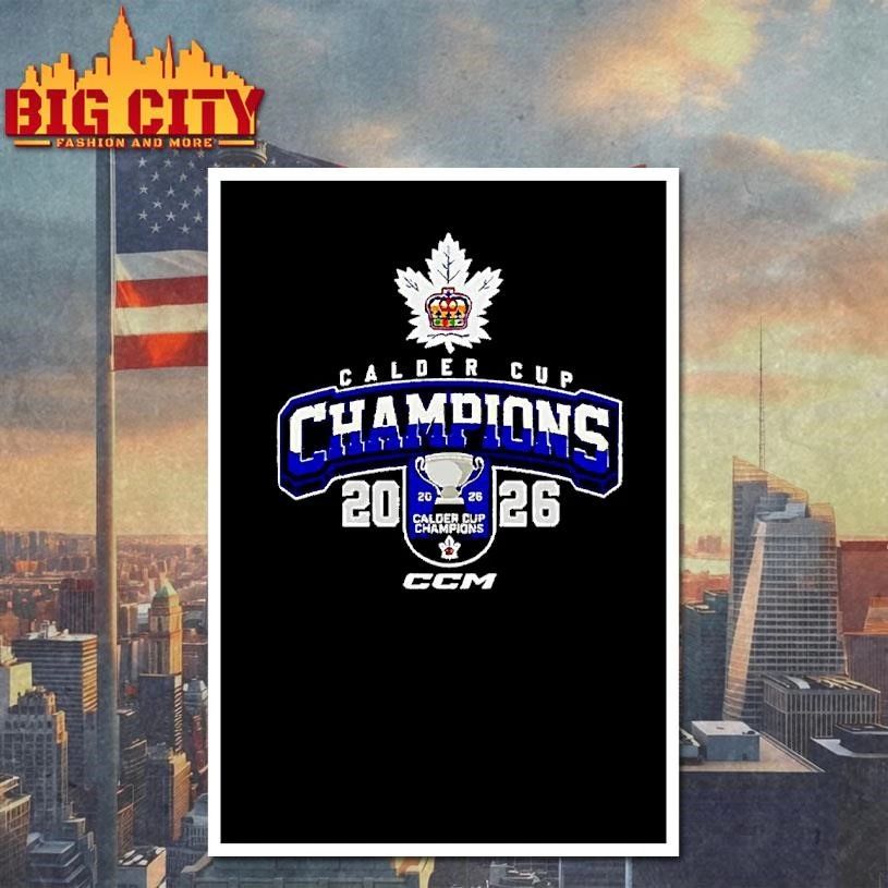 Toronto Marlies Hockey Nhl Calder Cup Champs Locker Room 2026 Shirt