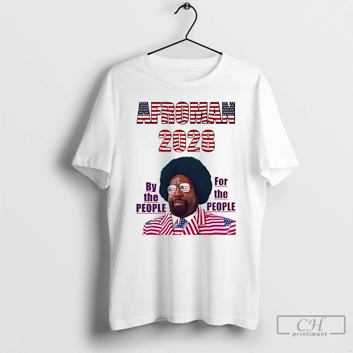 Classic Afroman 2028 By The People For The People American Flag